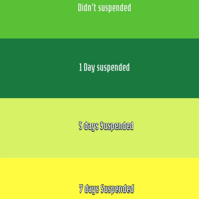 Suspended by @dont8321683535