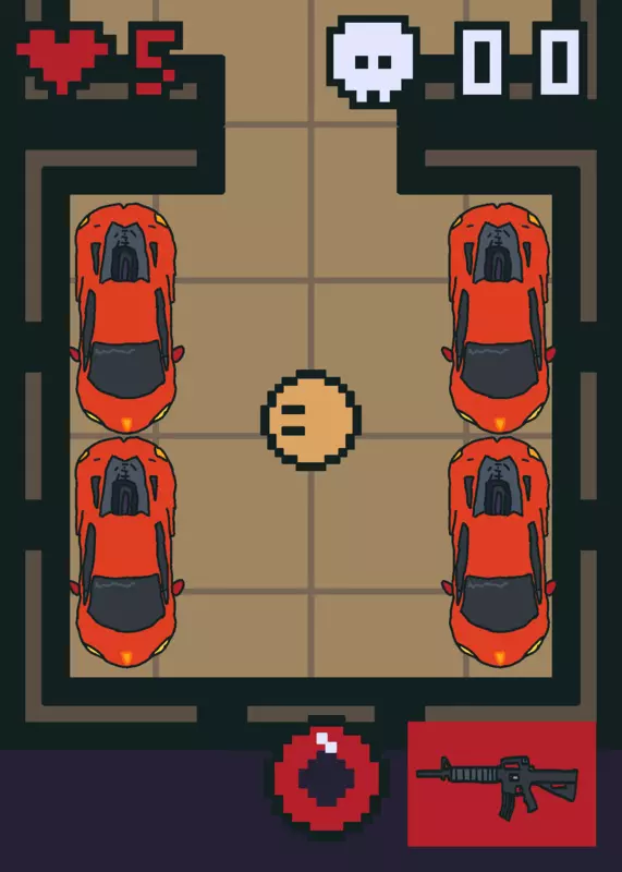 Roguelike but you drive a supercar by @coxinhastudios