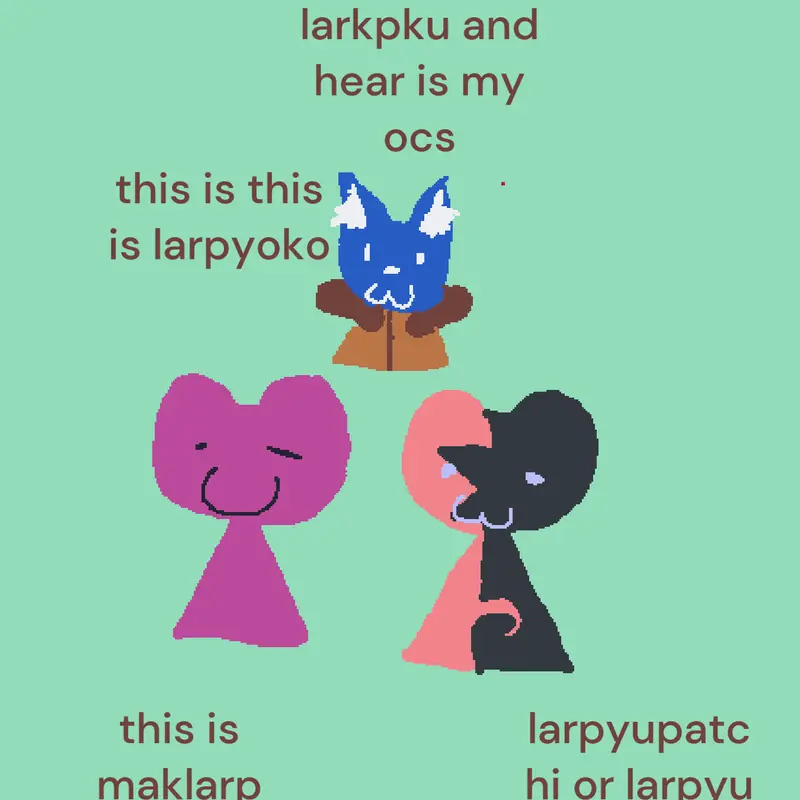 bonkku but whos that mmhahahahaha larpku by @larpkku