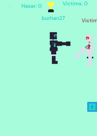 Robot efsane olan victim ile savaş çok e