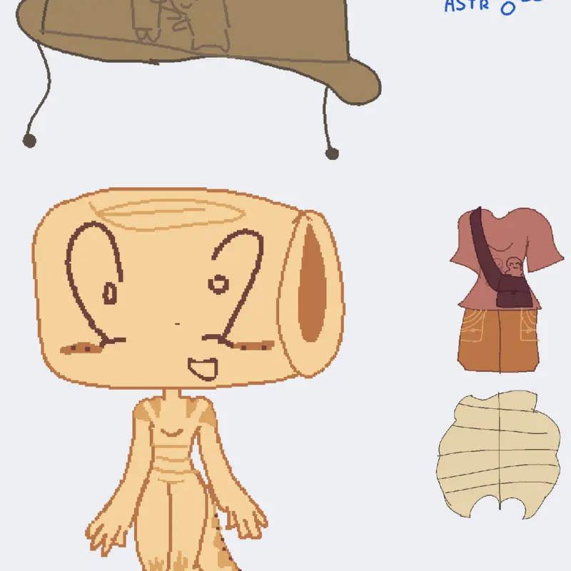 dandys world puzzle dressup shelly astro by @_-S4naTDBLOX