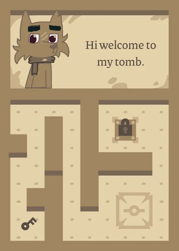 A stupid maze by @Whitelilycookie_fan