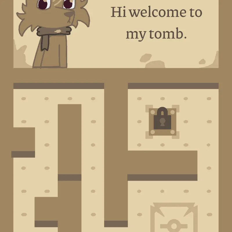 A stupid maze by @Whitelilycookie_fan
