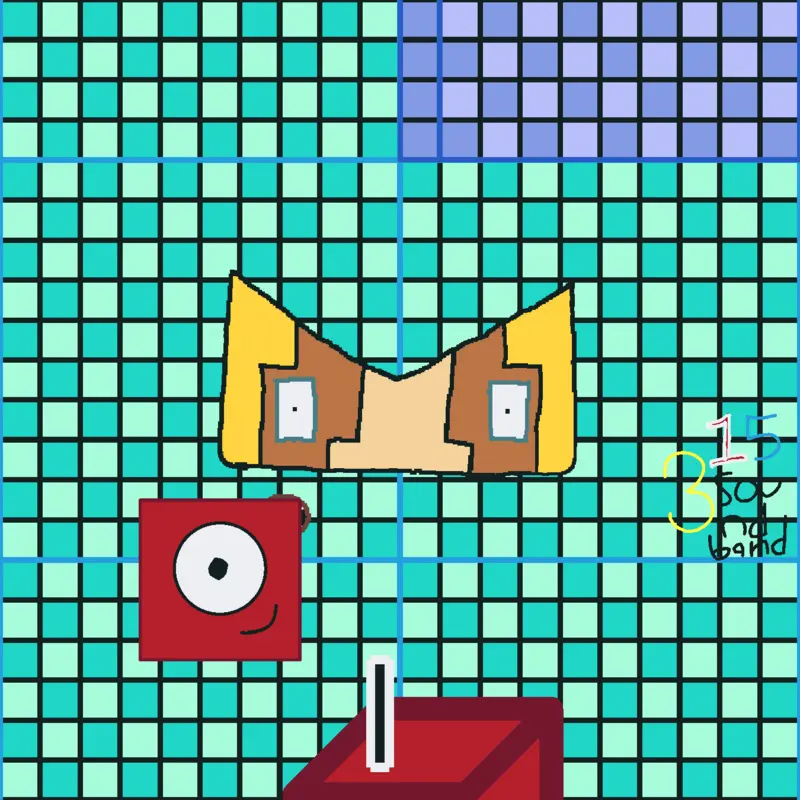 number blocks by @perfectnumber5