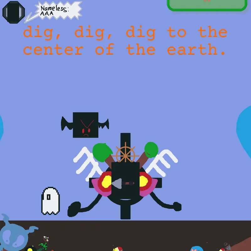 DIG TO THE CENTER OF THE EARTH! by @W1ndb0t7heGr3at