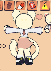 This is my new oc :D she had a childhood...
