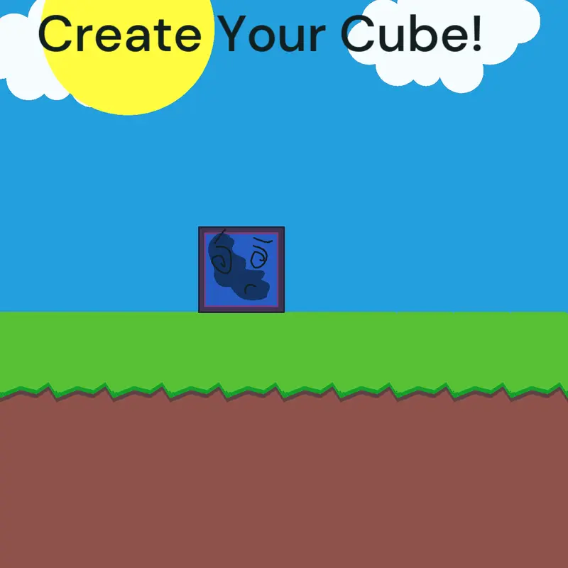 (You have to throw the black cube to up) by @Epic_XD00