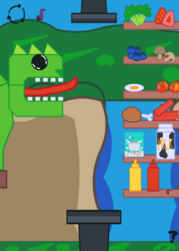 Feed the dino!