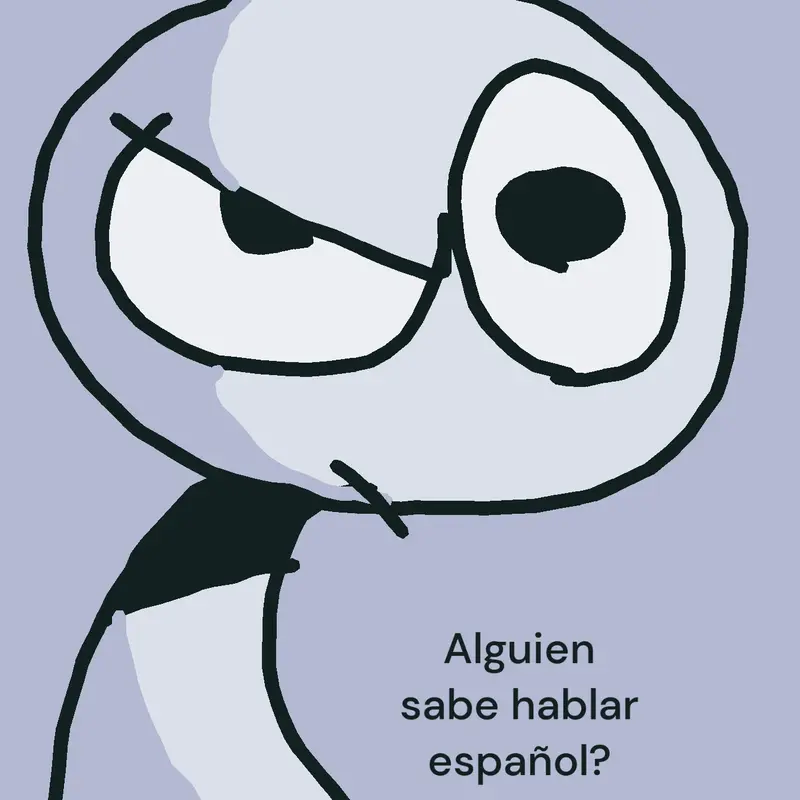 Alguien sabe hablar español? by @elbromasLucas