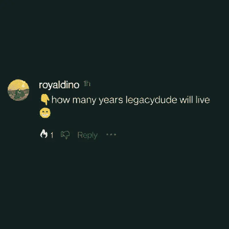 Am I gonna die next week 🙏🥀 by @LegacyDuding