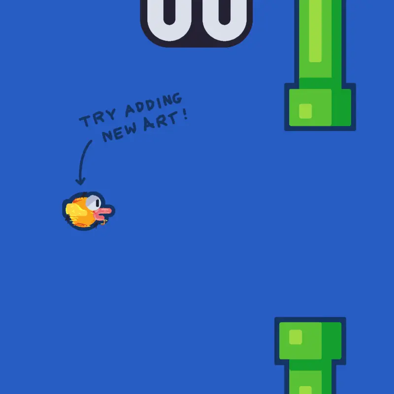 Flappy castle by @MITCHELALANUNAY
