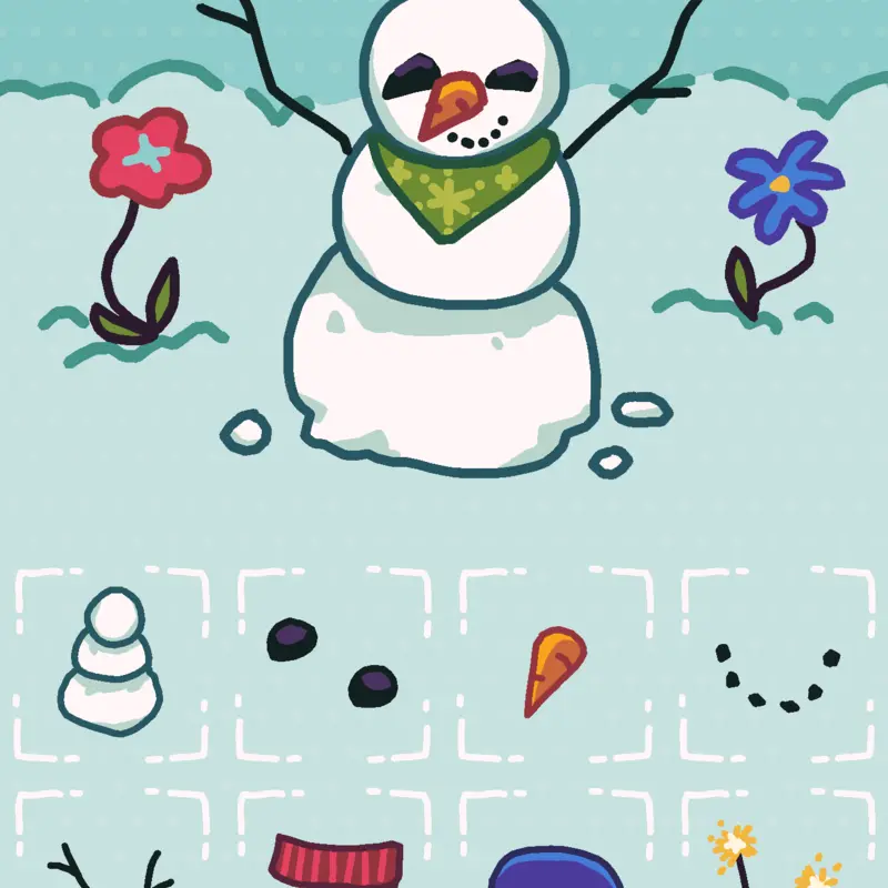 Make your own snowman by @lincz40