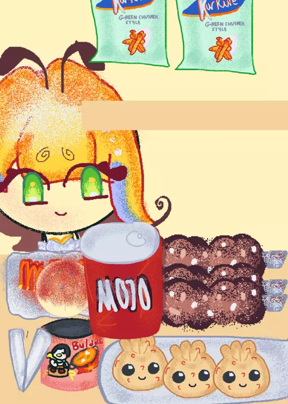 Spicy food mukbang...  With sugarfly!! by @IM_BACK_KUROMII