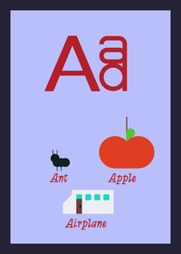 ABC CLEVER-Letter A