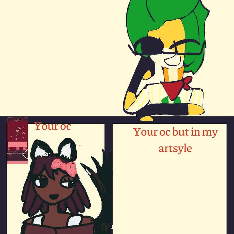 Draw my oc:3 by @lillystarstars