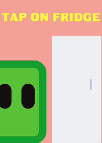 Cooking with green cube