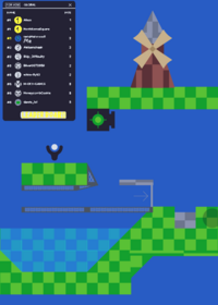 (fireball laser, water 1x1) golf