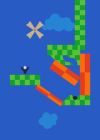 Subscreen's Golfer Game