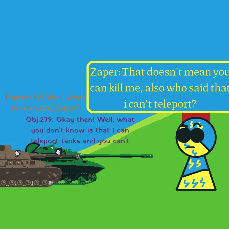 Zaper having qna with tanks be like by @Late_mate