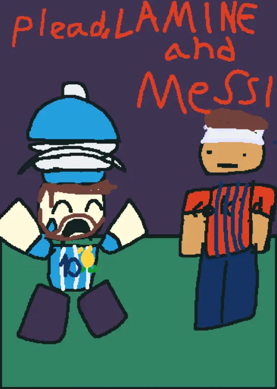 Messi vs lamine by @LuigiviniBR