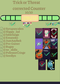 A halloween counter