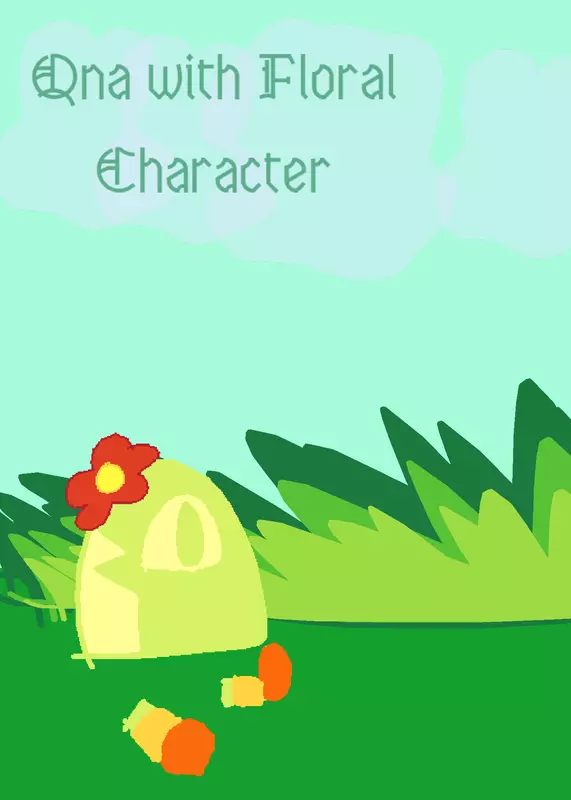 Qna with Floral Character by @Jelly_Bloom