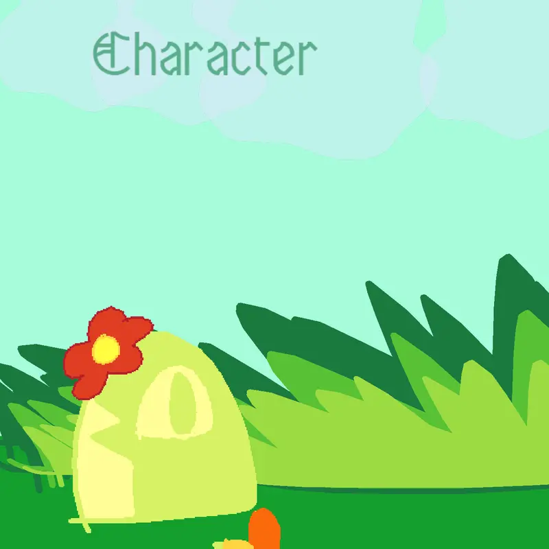Qna with Floral Character by @Jelly_Bloom