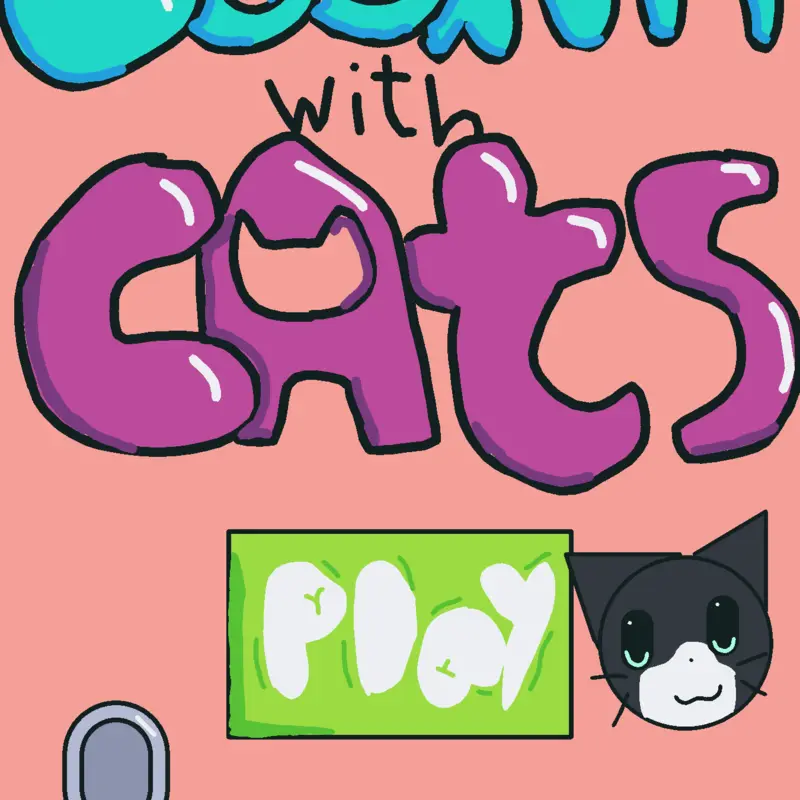 Coocking with cats! by @Bananilla