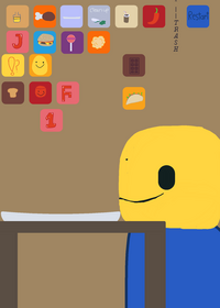 real eating game with yellow dude