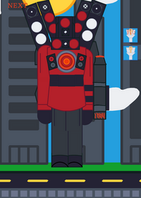 Titan speaker man ragdoll