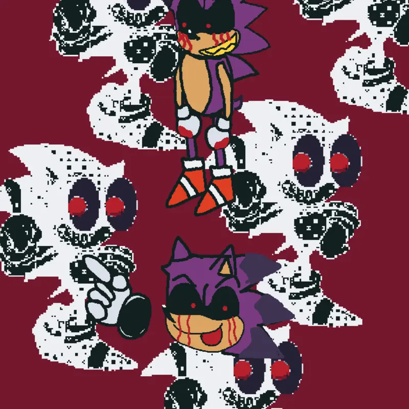 Crimson X by @Rainbowring