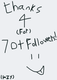 70+ followers!