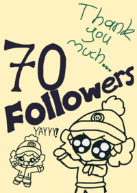 Yayyy 70 followers!