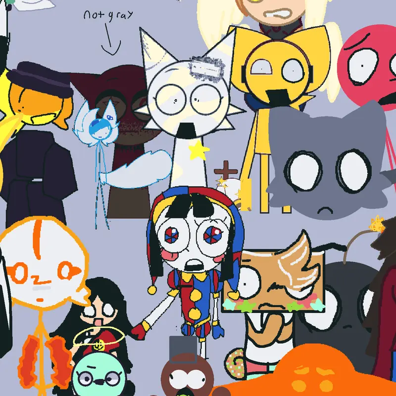 Oc shocked party by @DANIEL64sprunkibbmaster