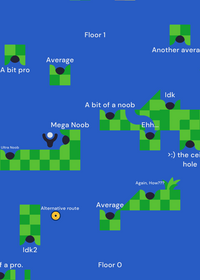 A really long bottle flip game!
