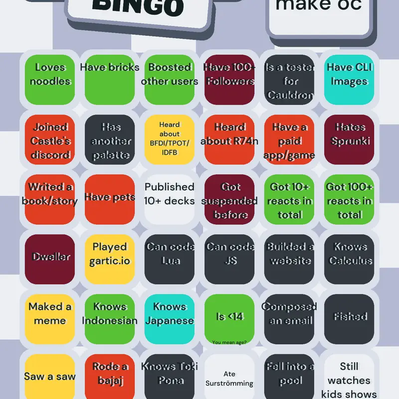 Bingo by @Zaidan_Official