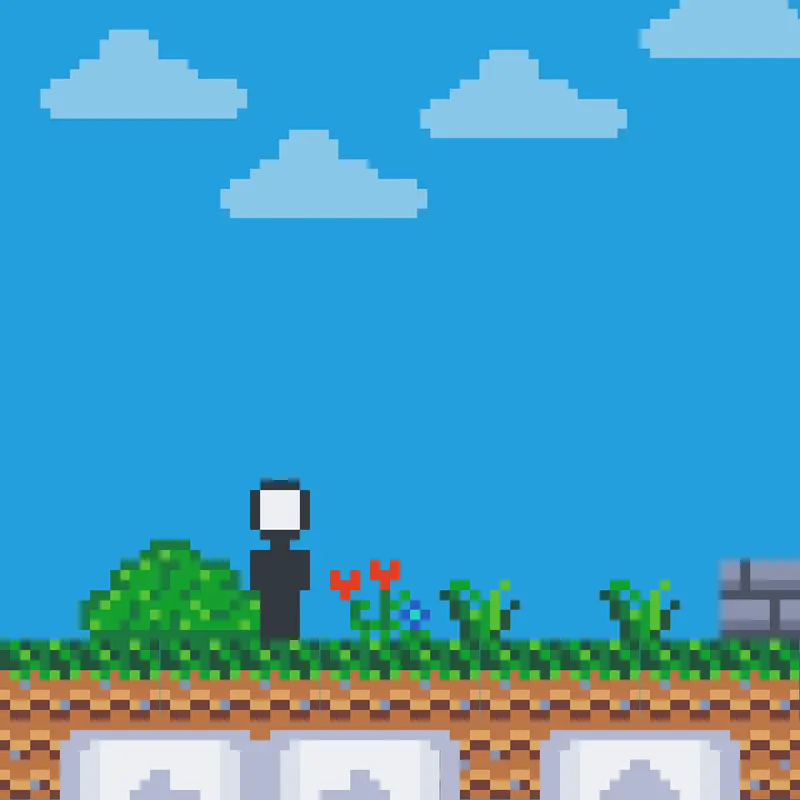 Stickman runner by @SimpleBee