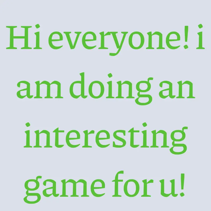 Game by @mosya