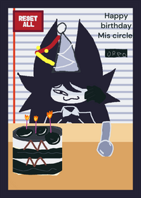 Miss circle happy birthday🎂