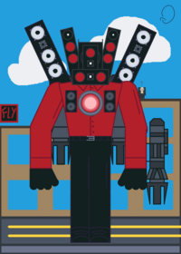 test titan speaker man