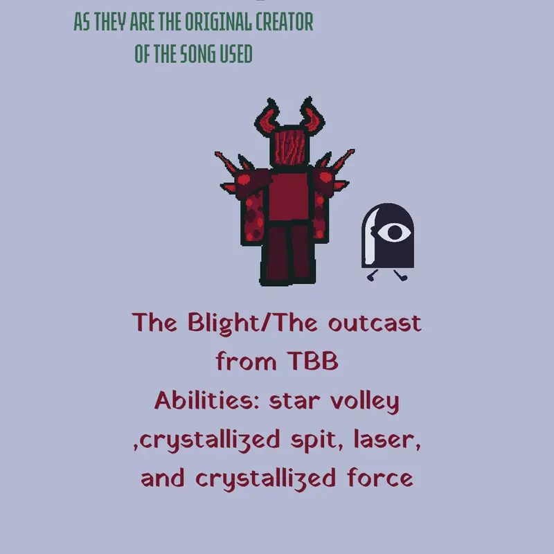 My kinda take on blight from TBB by @Volkaino559
