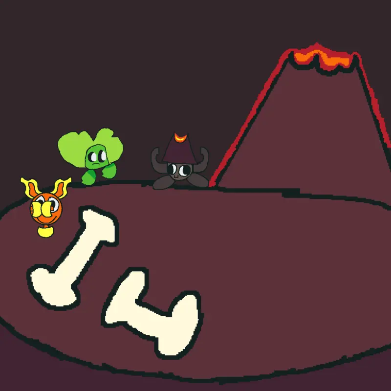 Volcano Island wave one by @chicken_Veevers
