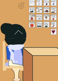 :>