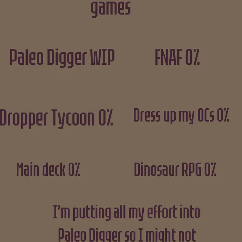My Planned Games by @GivaniumRex