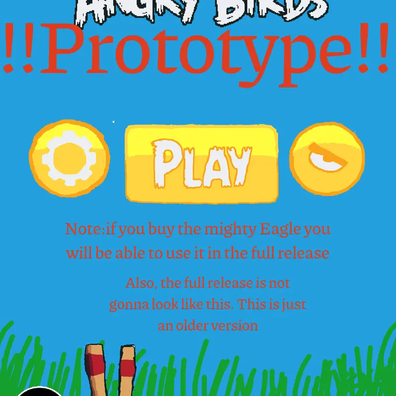 Prototype version of my Angry Birds remake￼ by @screechhatebrainrot