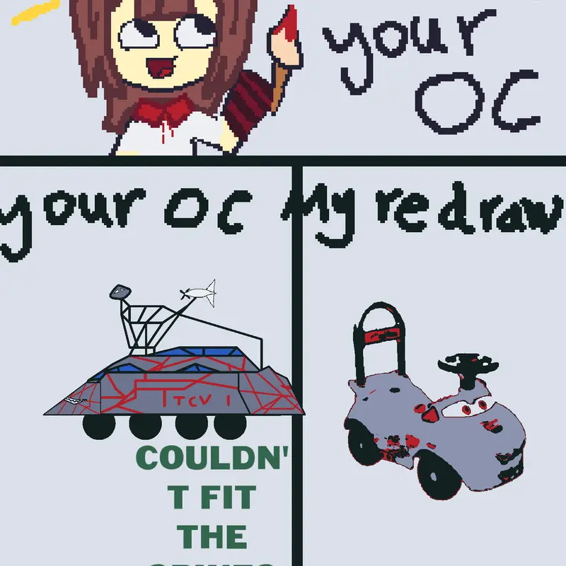 Super pro oc redraw by @young_gold