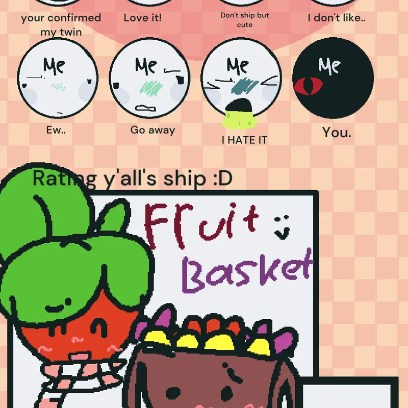 Fruit and basket by @S1lly_gingerbread
