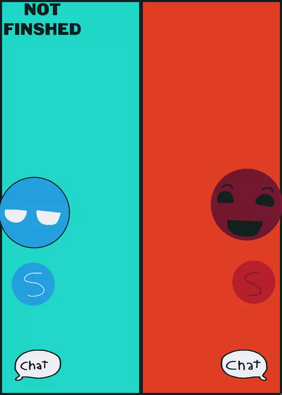 BLUE VS RED FIGHT by @MOPLODE