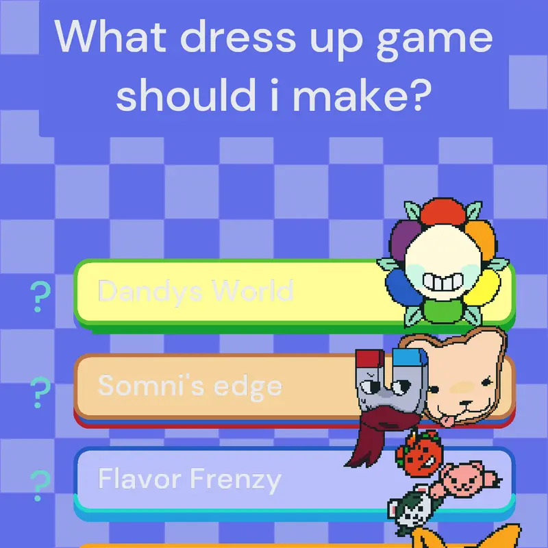 What dress up game should i make?? by @Unknown_Potat00