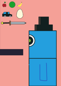 Feed the blue monster